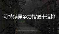 可持续竞争力指数十强排名  北京超越上海排名在香港之后