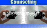 世俱杯夺冠赔率:曼城力压皇马领跑 多特被看衰