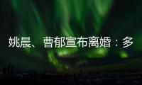姚晨、曹郁宣布离婚：多年前已结束婚姻为子女未对外公布
