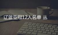 辽篮亚冠12人名单 丛明晨领衔两名新外援在列