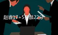 赵睿17+5齐麟22分新疆大胜浙江 总分1